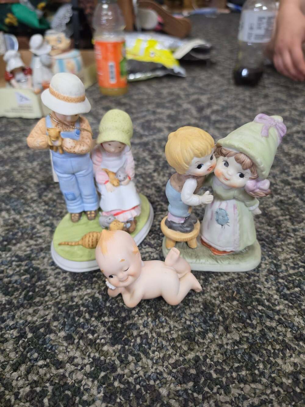Vintage Porcelain Bisque Figurines Lot of 3